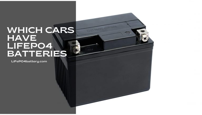 Which cars have lifepo4 batteries